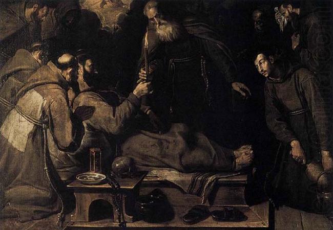 Death of St Francis, Bartolome Carducho
